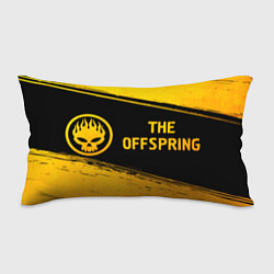 Подушка-антистресс The Offspring - gold gradient: надпись и символ, цвет: 3D-принт