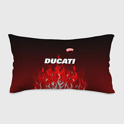 Подушка-антистресс Ducati- красное пламя, цвет: 3D-принт