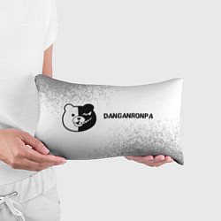 Подушка-антистресс Danganronpa glitch на светлом фоне: надпись и симв, цвет: 3D-принт — фото 2
