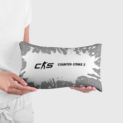 Подушка-антистресс Counter-Strike 2 glitch на светлом фоне: надпись и, цвет: 3D-принт — фото 2