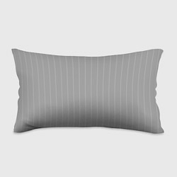 Подушка-антистресс Благородный серый полосатый, цвет: 3D-принт