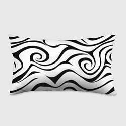 Подушка-антистресс Анималистическая абстракция зебры, цвет: 3D-принт