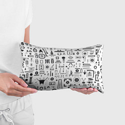 Подушка-антистресс Геометрическая фантазия, цвет: 3D-принт — фото 2