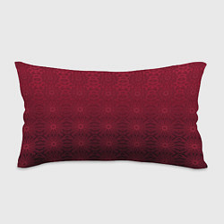 Подушка-антистресс Изысканный красный узорчатый, цвет: 3D-принт