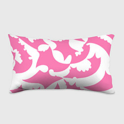 Подушка-антистресс Бело-розовая абстрактная композиция
