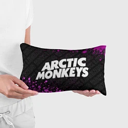 Подушка-антистресс Arctic Monkeys rock legends по-горизонтали, цвет: 3D-принт — фото 2