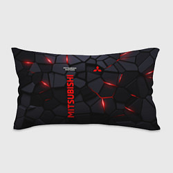 Подушка-антистресс Mitsubishi черные плиты с эффектом свечения, цвет: 3D-принт