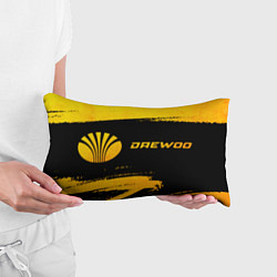 Подушка-антистресс Daewoo - gold gradient по-горизонтали, цвет: 3D-принт — фото 2