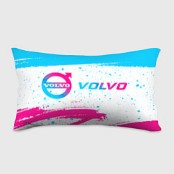 Подушка-антистресс Volvo neon gradient style по-горизонтали, цвет: 3D-принт