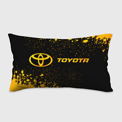 Подушка-антистресс Toyota - gold gradient по-горизонтали, цвет: 3D-принт