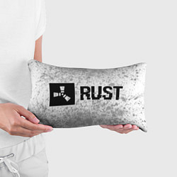 Подушка-антистресс Rust glitch на светлом фоне по-горизонтали, цвет: 3D-принт — фото 2