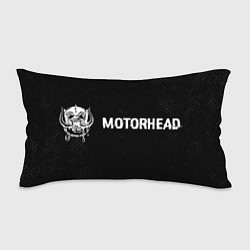 Подушка-антистресс Motorhead glitch на темном фоне по-горизонтали, цвет: 3D-принт