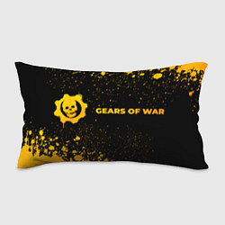 Подушка-антистресс Gears of War - gold gradient по-горизонтали, цвет: 3D-принт