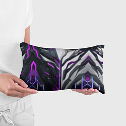 Подушка-антистресс Броня адская и райская фиолетовая, цвет: 3D-принт — фото 2