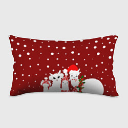 Подушка-антистресс Семья ламы, цвет: 3D-принт