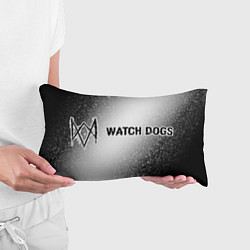 Подушка-антистресс Watch Dogs glitch на светлом фоне по-горизонтали, цвет: 3D-принт — фото 2