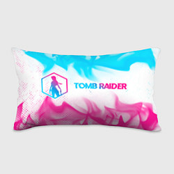 Подушка-антистресс Tomb Raider neon gradient style по-горизонтали