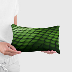 Подушка-антистресс Зеленая чешуя змеи, цвет: 3D-принт — фото 2