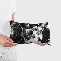Подушка-антистресс Черный дым и паттерны, цвет: 3D-принт — фото 2