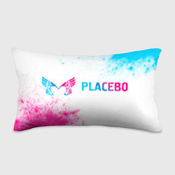 Подушка-антистресс Placebo neon gradient style по-горизонтали, цвет: 3D-принт