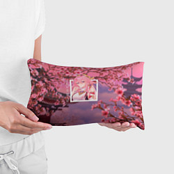 Подушка-антистресс Яэ Мико жрица, цвет: 3D-принт — фото 2