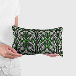 Подушка-антистресс Зелёная кибернетическая броня, цвет: 3D-принт — фото 2