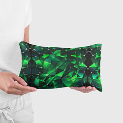 Подушка-антистресс Зелёное разбитое стекло, цвет: 3D-принт — фото 2