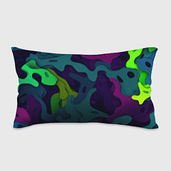 Подушка-антистресс Неопределенный яркий камуфляж, цвет: 3D-принт