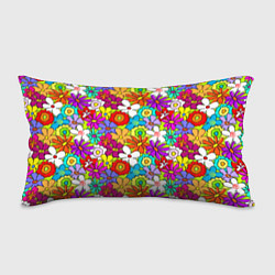 Подушка-антистресс Floral multicolour, цвет: 3D-принт