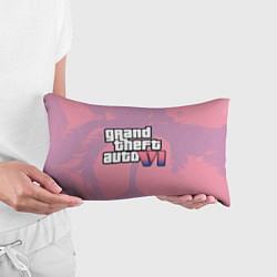 Подушка-антистресс GTA 6 pink, цвет: 3D-принт — фото 2