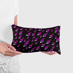 Подушка-антистресс JoJos Bizarre neon pattern logo, цвет: 3D-принт — фото 2