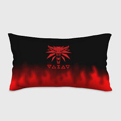 Подушка-антистресс Ведьмак огонь лого геральт, цвет: 3D-принт