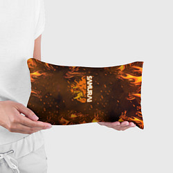 Подушка-антистресс Samurai огненное лого, цвет: 3D-принт — фото 2