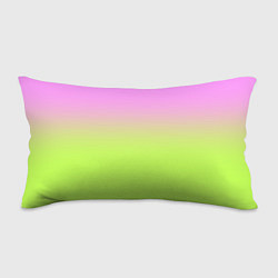 Подушка-антистресс Розовый и ярко-зеленый градиент, цвет: 3D-принт