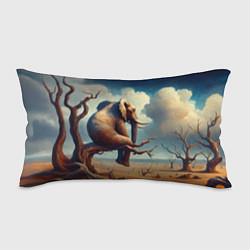 Подушка-антистресс Слон сидит на ветке дерева в пустыне