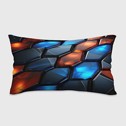 Подушка-антистресс Прозрачные абстрактные плиты, цвет: 3D-принт