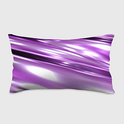 Подушка-антистресс Нежные фиолетовые полосы абстракта, цвет: 3D-принт