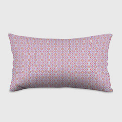 Подушка-антистресс Геометричный паттерн розовый, цвет: 3D-принт