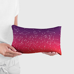Подушка-антистресс Созвездия в розовом небе, цвет: 3D-принт — фото 2