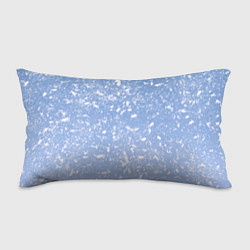 Подушка-антистресс Белые хлопья на голубом фоне