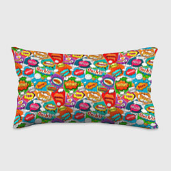 Подушка-антистресс Bang Boom Ouch pop art pattern, цвет: 3D-принт