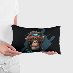 Подушка-антистресс Крутая обезьяна в очках, цвет: 3D-принт — фото 2