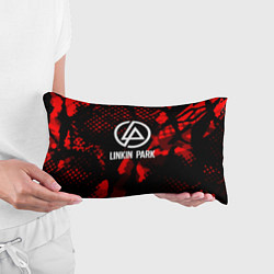 Подушка-антистресс Linkin park краски текстуры, цвет: 3D-принт — фото 2