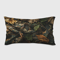 Подушка-антистресс Реалистичный охотничий камуфляж из ткани и листьев
