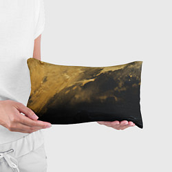 Подушка-антистресс Золотое напыление на черном, цвет: 3D-принт — фото 2