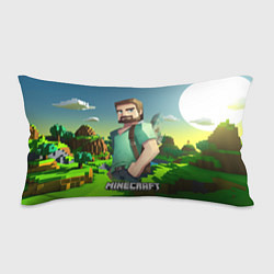 Подушка-антистресс Minecraft персонаж зеленый мир, цвет: 3D-принт