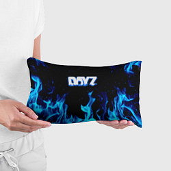 Подушка-антистресс Dayz синий огонь лого, цвет: 3D-принт — фото 2