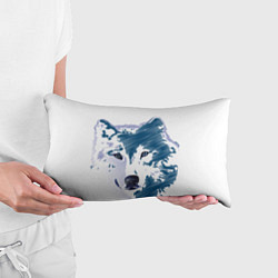 Подушка-антистресс Волк темно-синий, цвет: 3D-принт — фото 2