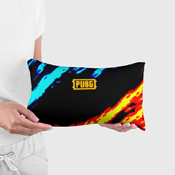 Подушка-антистресс PUBG краски огонь и лёд, цвет: 3D-принт — фото 2