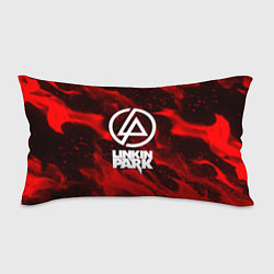 Подушка-антистресс Linkin park красный огонь, цвет: 3D-принт